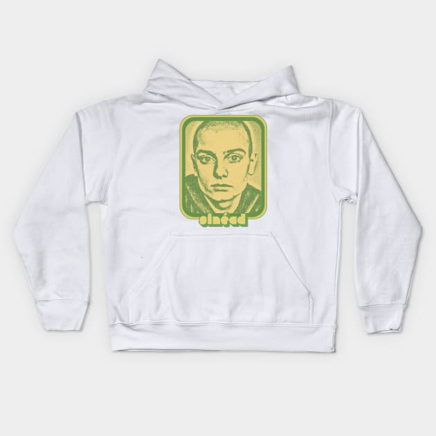 Sinéad O'Connor // Retro Styled Aesthetic Design Kids Hoodie by DankFutura